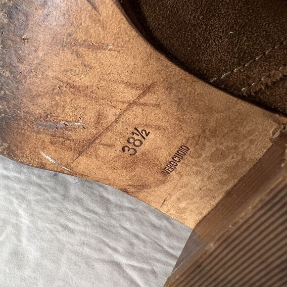 Alexander Wang Womens Kori Suede Ankle Boots Brown Size 38.5 - Picture 7 of 7